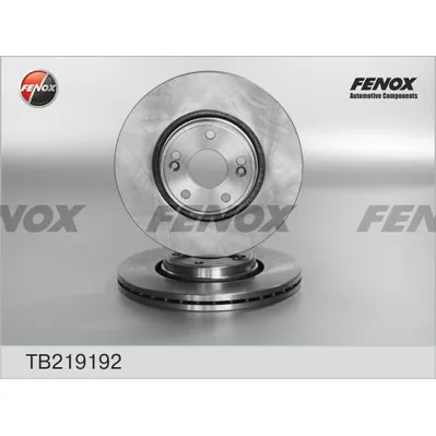 Диск тормозной передний RENAULT LAGUNA 01-07 300X26X5; FENOX TB219192