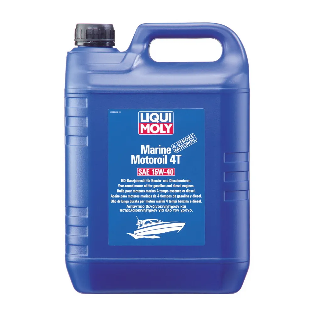 Масло моторное д/лодок Marine 4T Motor Oil 15W-40 CI-4/SL A3/B4/E7 (5л) LIQUI MOLY 1065