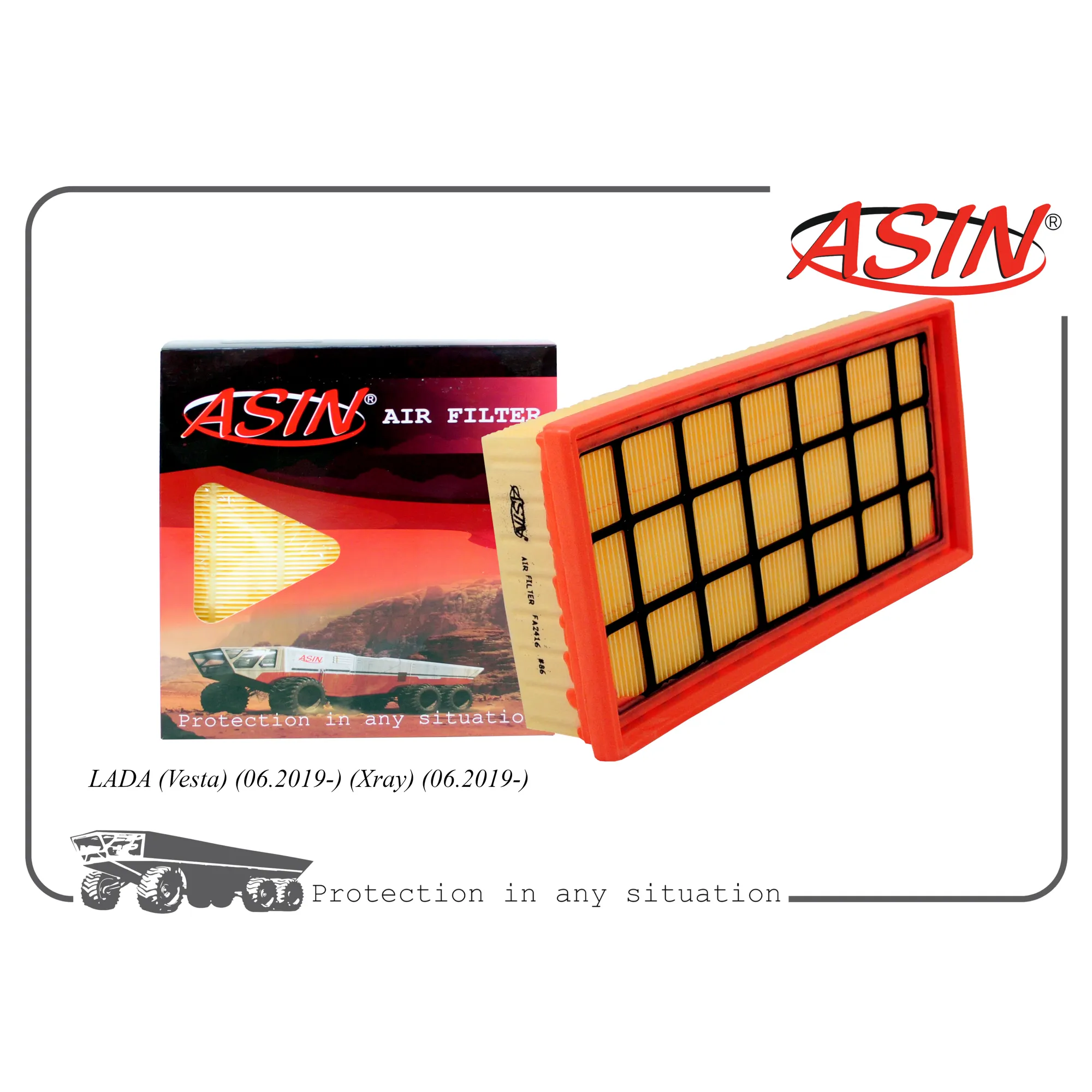 Фильтр воздушный 8450033130/ASIN.FA2416 ASIN ASINFA2416