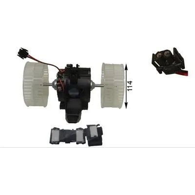 Вентилятор отопителя салона BMW E60 04-> KNECHT/MAHLE AB 133 000P