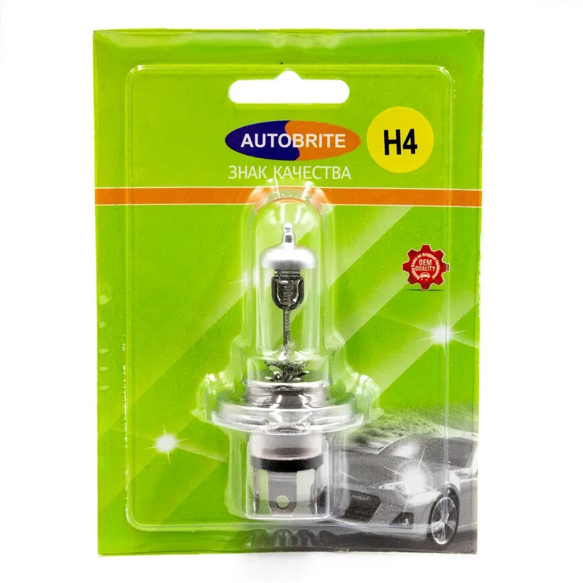 Лампа 24V H4 75/70W P43t AUTOBRITE 1 шт. блистер A40201BC