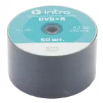 Диск DVD+R INTRO 16х 4,7GB Shrink 50 (50/500/22500) INTRO Б0016861