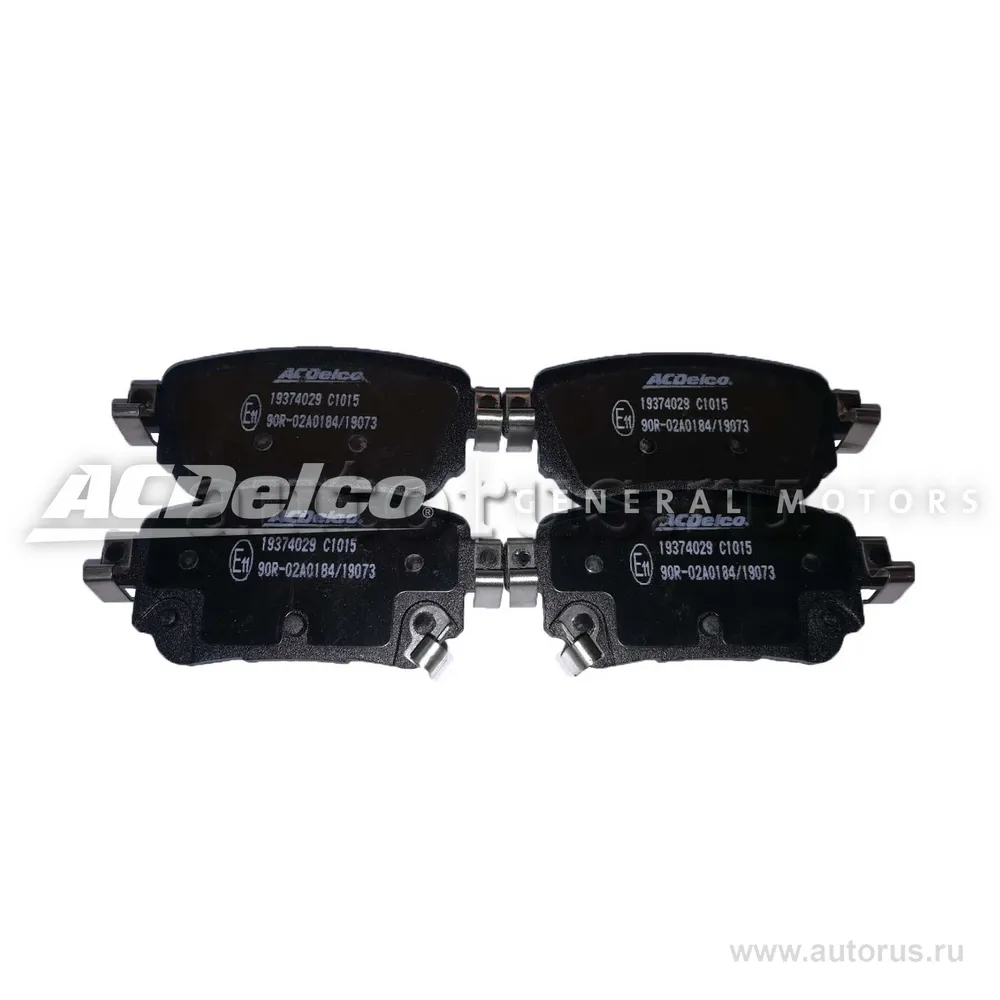 Колодки задние ACDelco 19374029