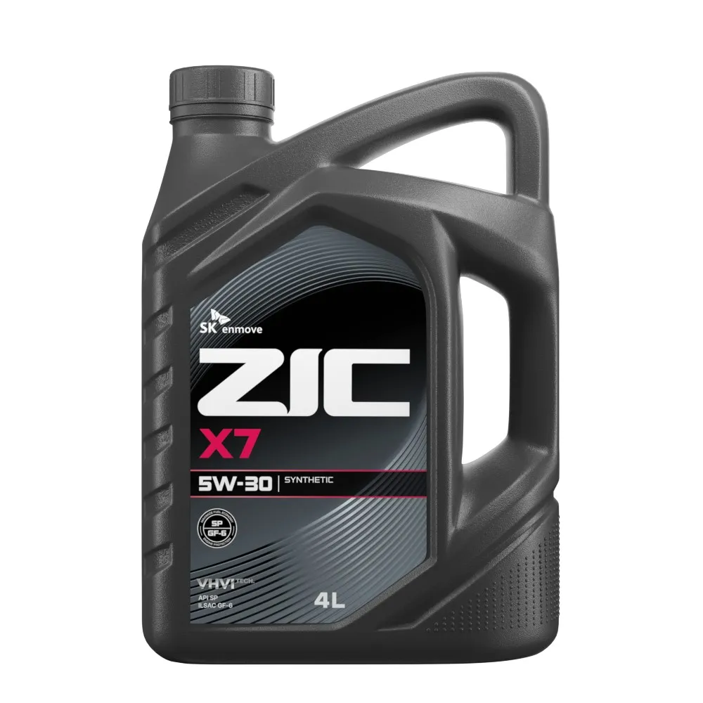 Масло моторное ZIC X7 5W-30 синтетическое 4 л 162675