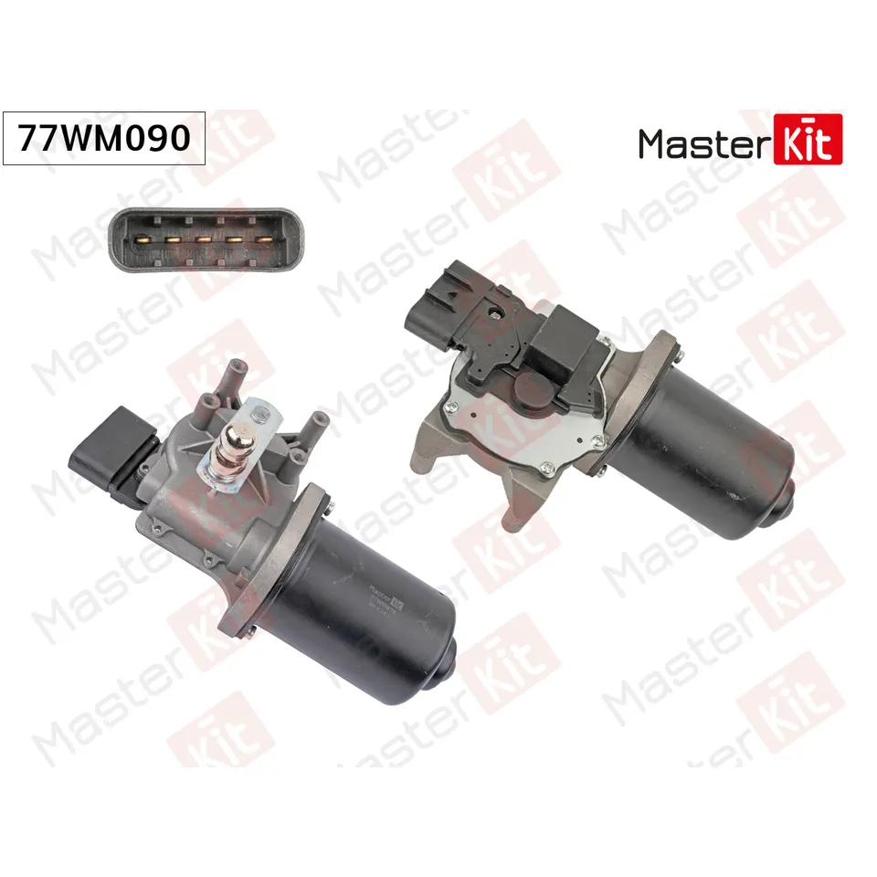 Мотор стеклоочистителя перед. Citroen JUMPER/Fiat DUCATO (250_, 290_)/Peugeot BOXER 2005 - MASTERKIT 77WM090