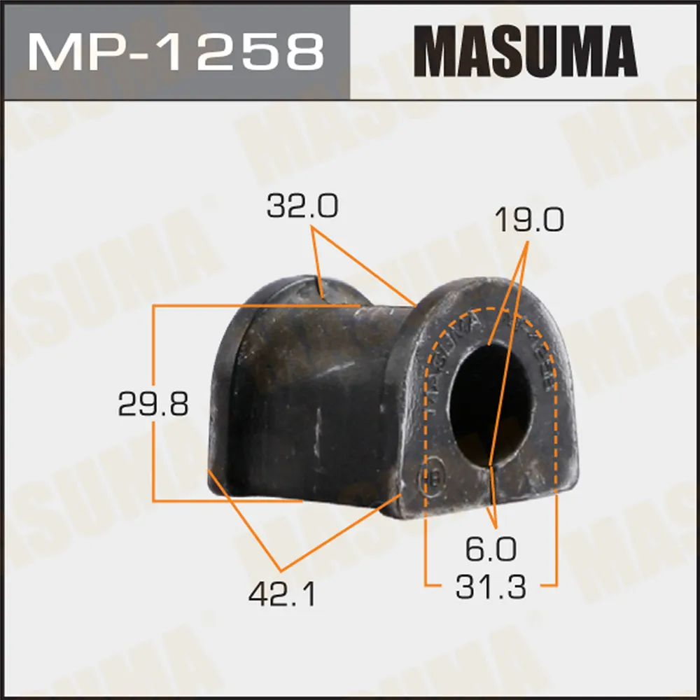 Втулка стабилизатора MITSUBISHI GALANT MASUMA MP-1258