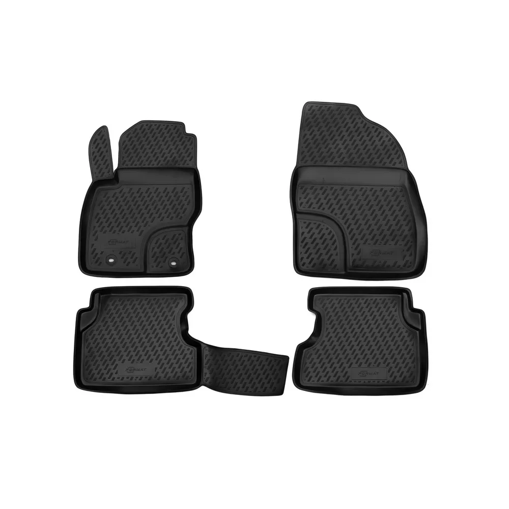 Коврики в салон FORD Focus II 2004->, 4 шт. (ПУ, повышенная износостойкость) FORMAT FORMAT.s000.5