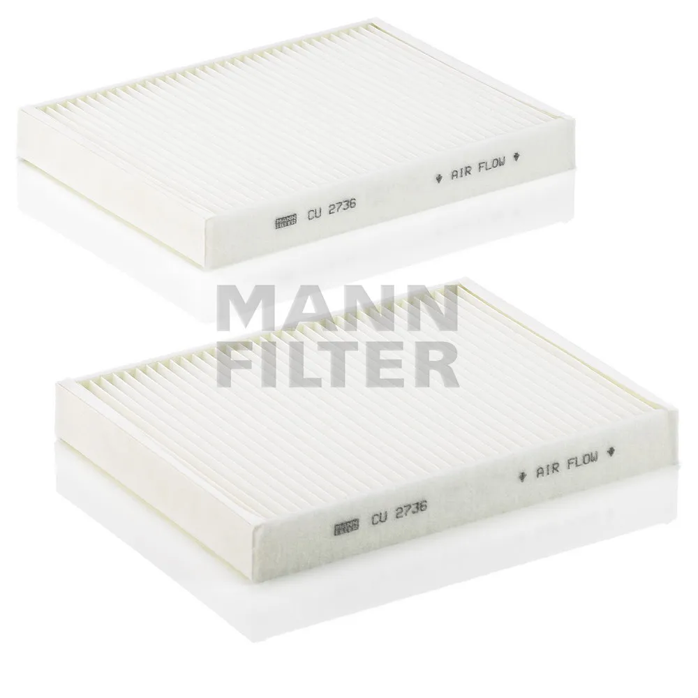 Фильтр салонный (компл.2шт.) BMW E39 MANN-FILTER CU 2736-2