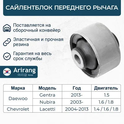 Сайленблок задний пе