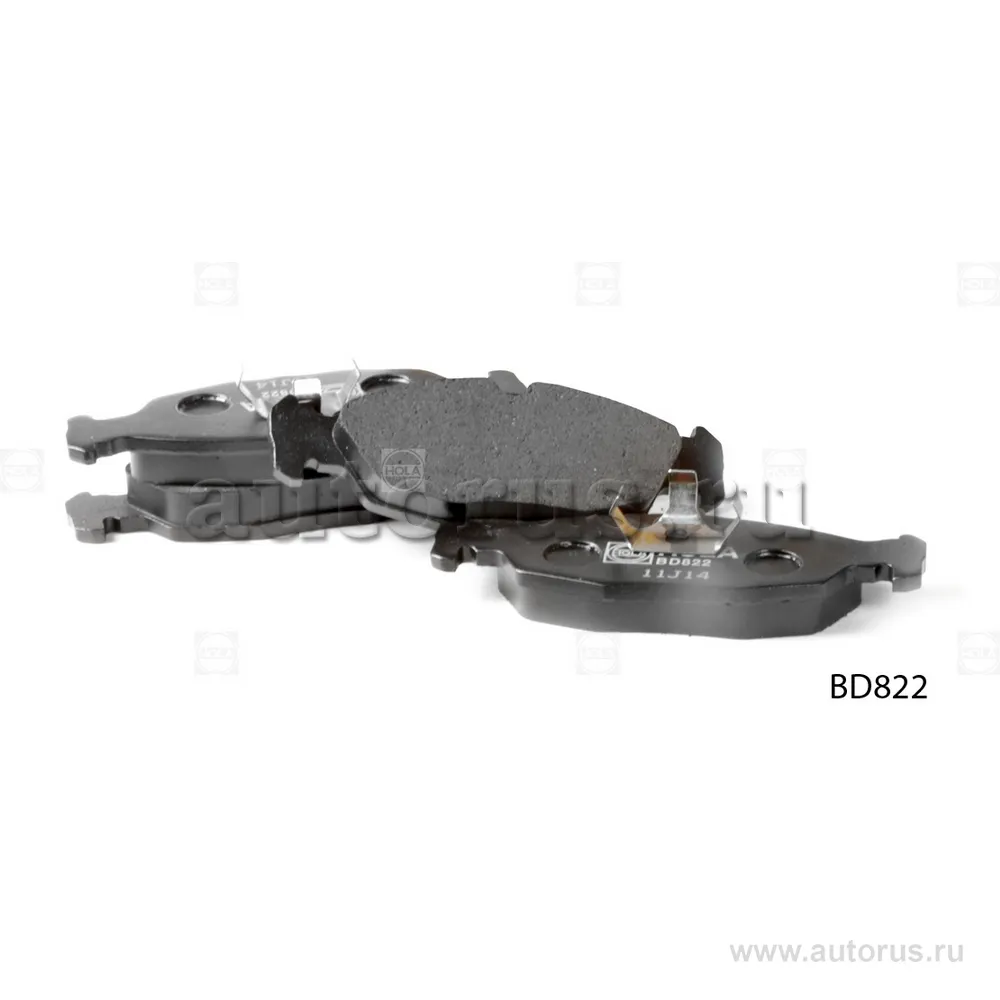 Колодки передние CHEVROLET Lanos, ZAZ Sens, Chance, DAEWOO Nexia, L HOLA BD822