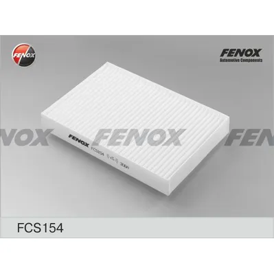 Салонный фильтр NISSAN KUBISTAR 03- 1.2, 1.6, 1.5DCI; RENAULT CLIO FENOX FCS154