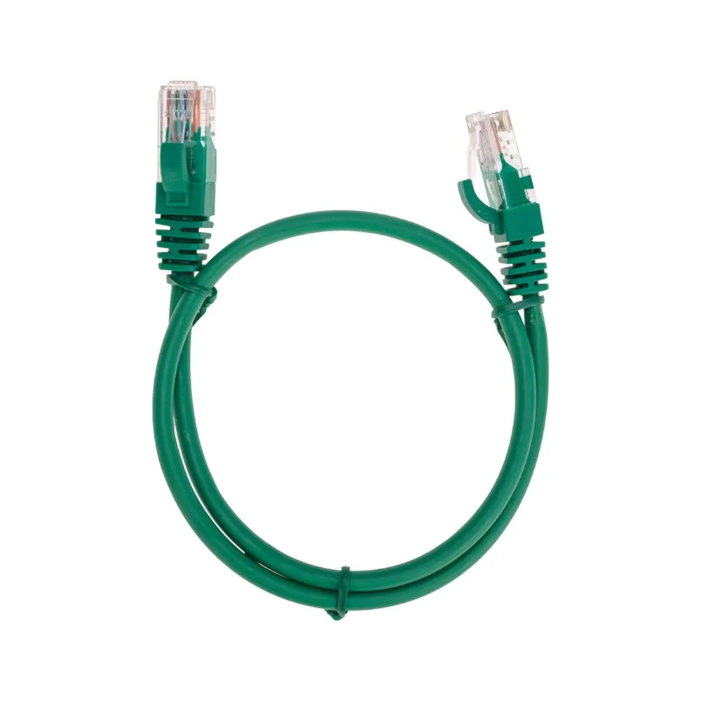 Патч-корд U/UTP, CAT 5e, RJ45-RJ45, 26AWG, LSZH, зеленый, 0,5м REXANT 02-0106-05