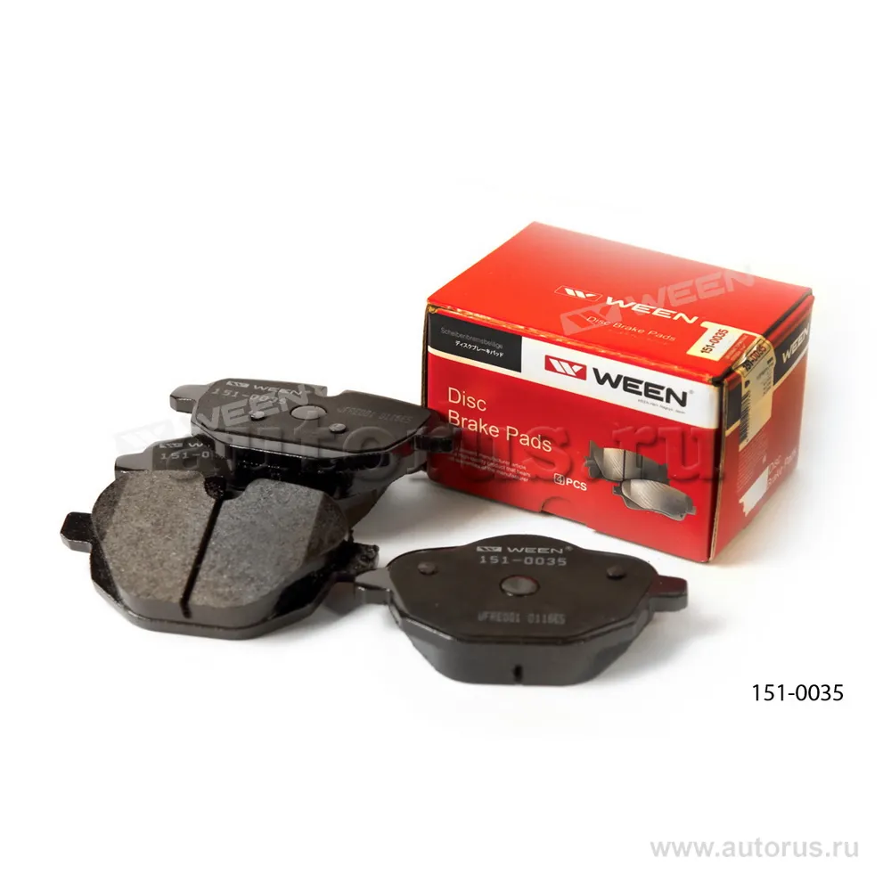 Тормозные колодки дисковые задние BMW 5 (F10,F11,F18), i8 (I12), 7 (G11, G12), X3 (F WEEN 151-0035
