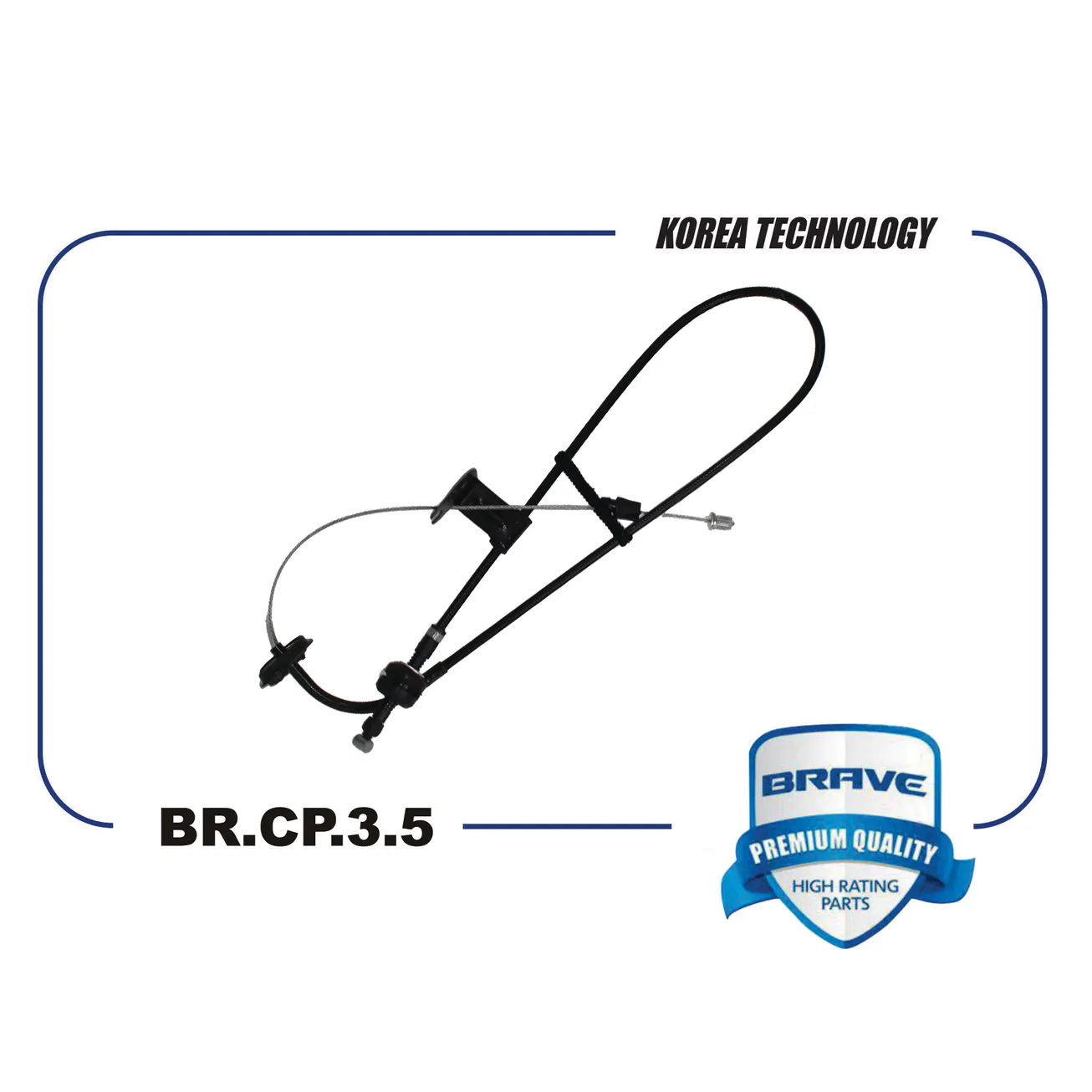 Трос газа BR.CP.3.5 32790-1G000 Accent 06, Rio II 05- BRCP35