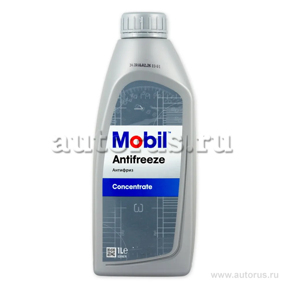 Антифриз MOBIL Antifreeze G11 концентрат сине-зеленый 1 л 151155R