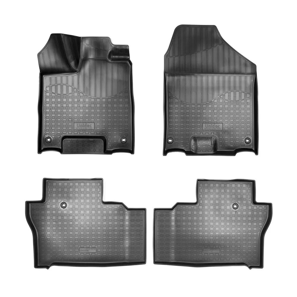 Коврики салонные для Honda Pilot III 3D (2015) (5 мест) NORPLAST NPA10-C30-700