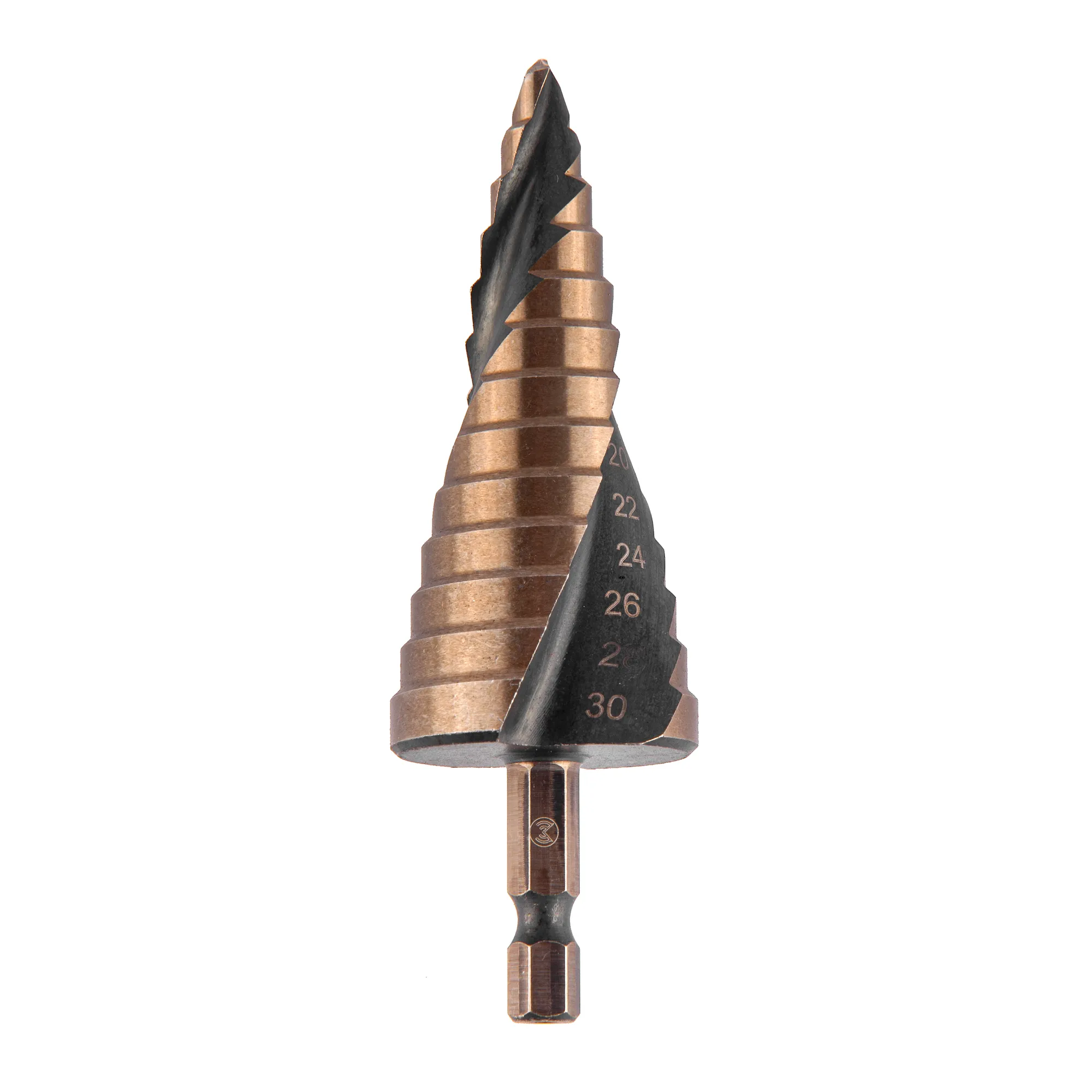 Сверло ступенчатое по мет. витое 6-30мм, 13 ступ.,шаг 2мм, Р6М5, Hex 1/4, MONOGRAM Special Monogram 101-026