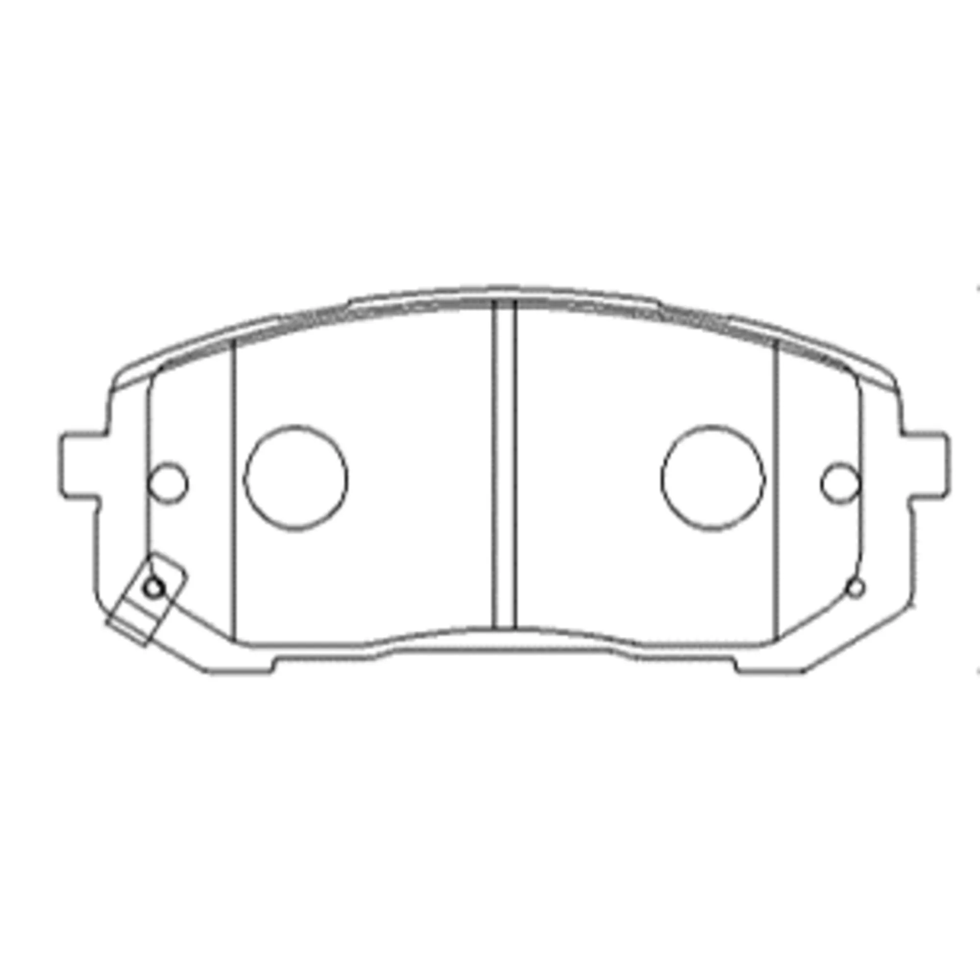 Колодки тормозные CTR GK1509