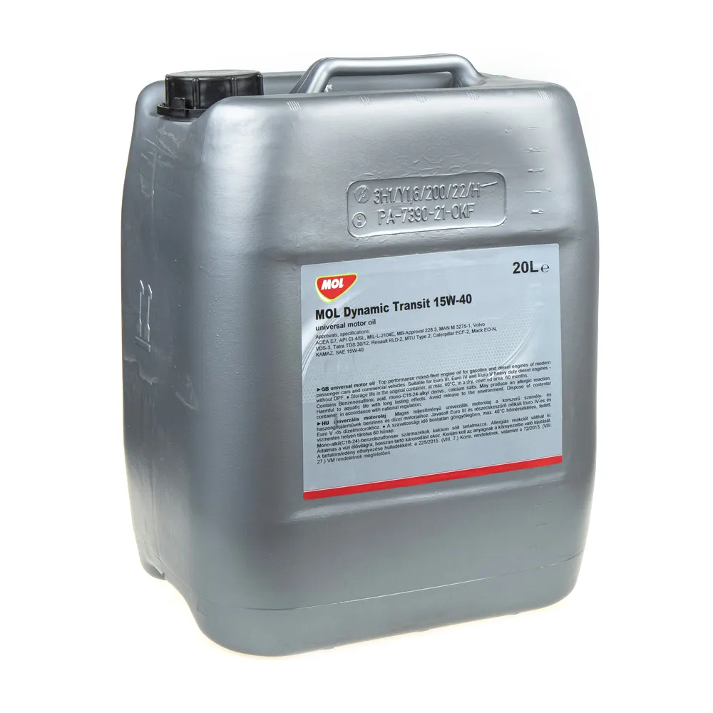 Масло моторное MOL Dynamic Transit 15W-40 минеральное 20 л 13300394