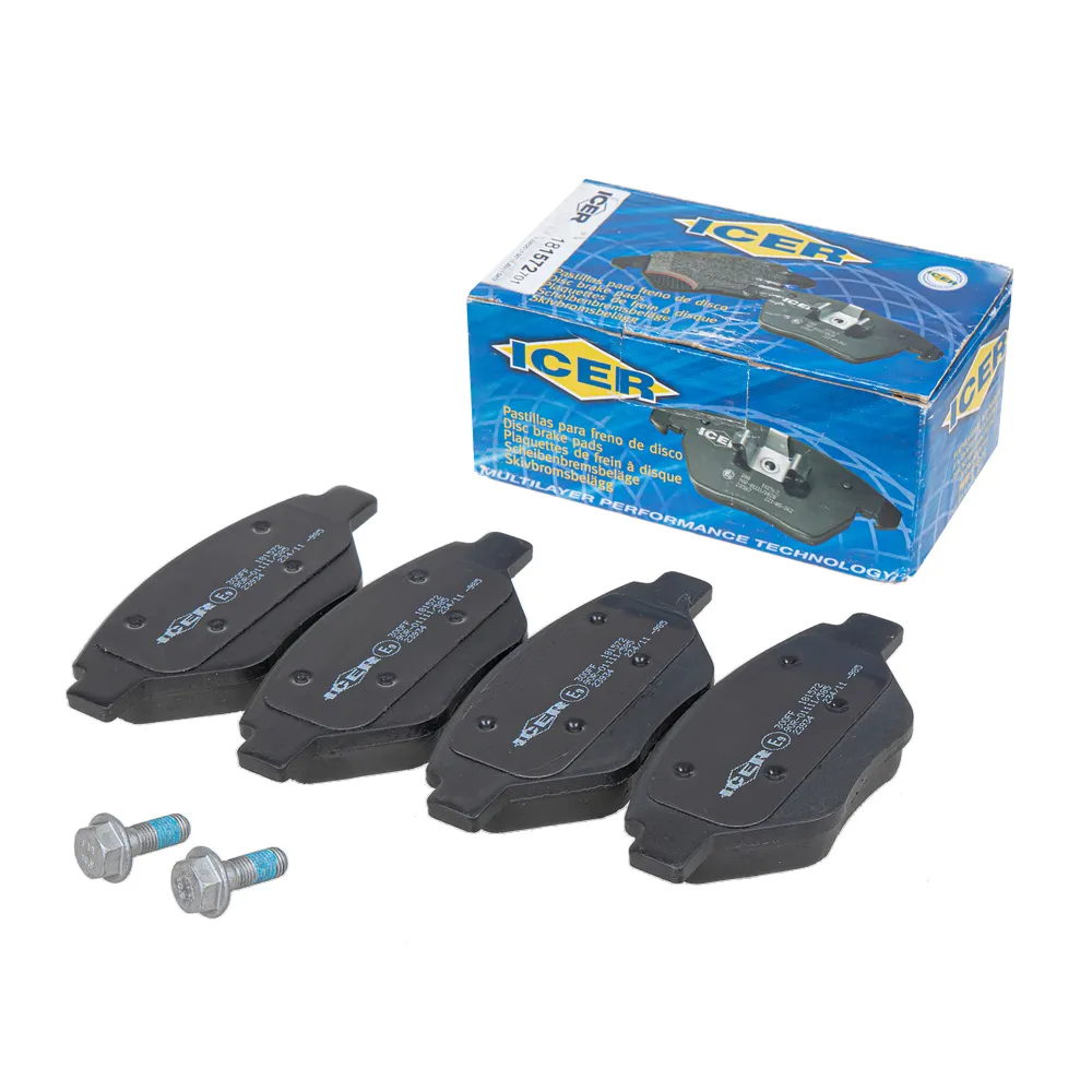 Колодки передние RENAULT Megane 2 ICER 181572-701