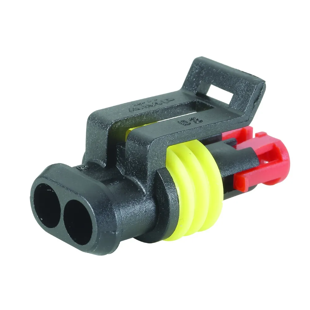 Разъем электрический UNIVERSAL /SUPER SEAL 2-pin (вилка) HELLA 8JA 746 184-022