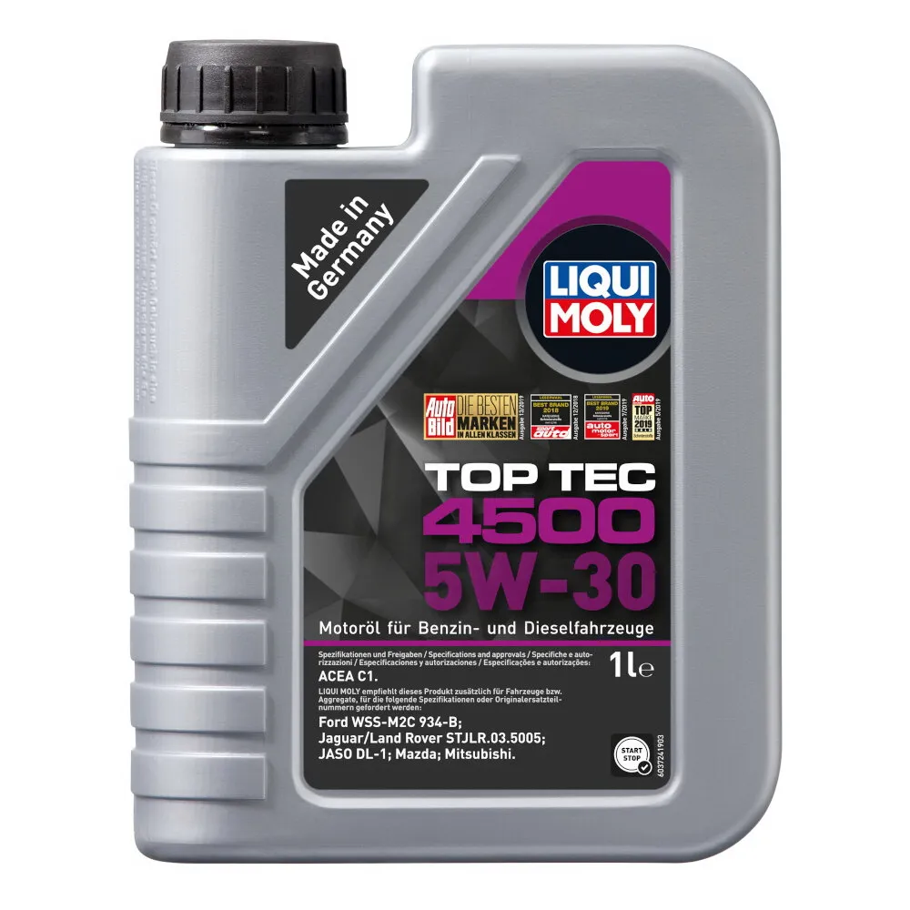 Масло моторное Top Tec 4500 5W-30 C1 (1л) LIQUI MOLY 2317 / 3724