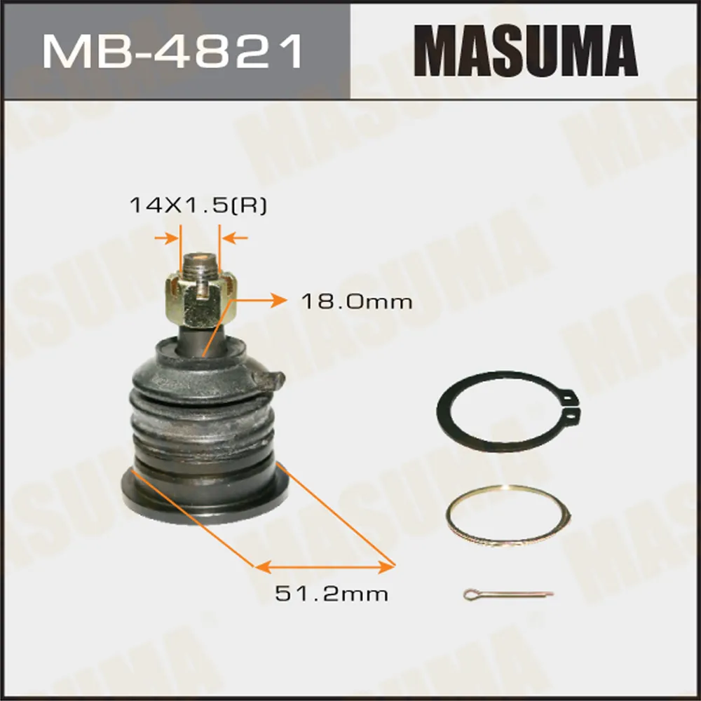 Шаровая опора MASUMA front up DATSUN/ #D22 MASUMA MB4821