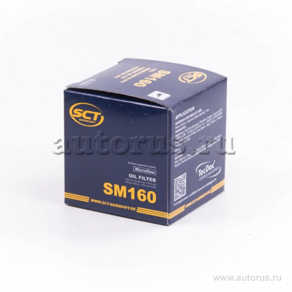 Фильтр масляный GM Matiz/Aveo SCT SM160