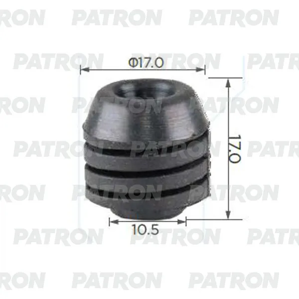 Втулка резиновая Honda применяемость: отбойник двери PATRON P37-2440