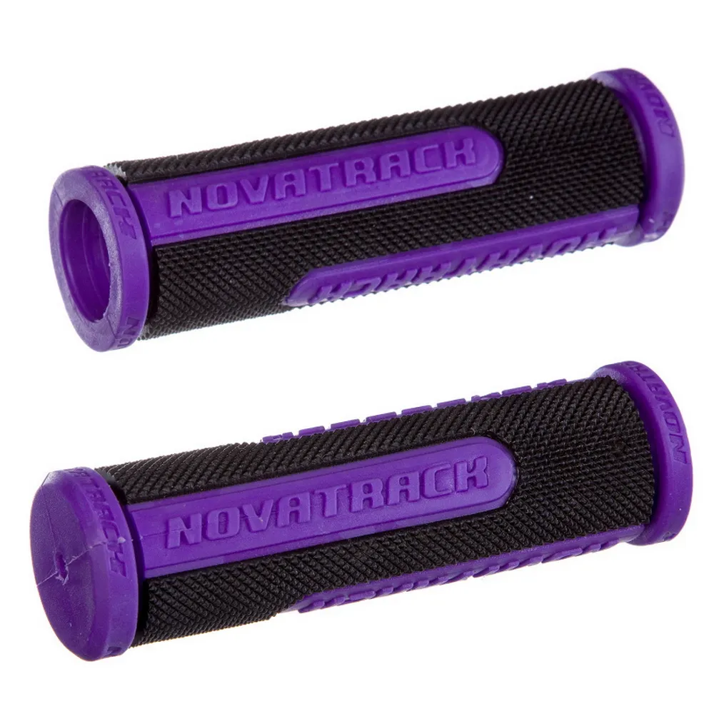 Грипсы Novatrack, 110 мм, черно-фиолетовый (РТ266С) STG Х76786