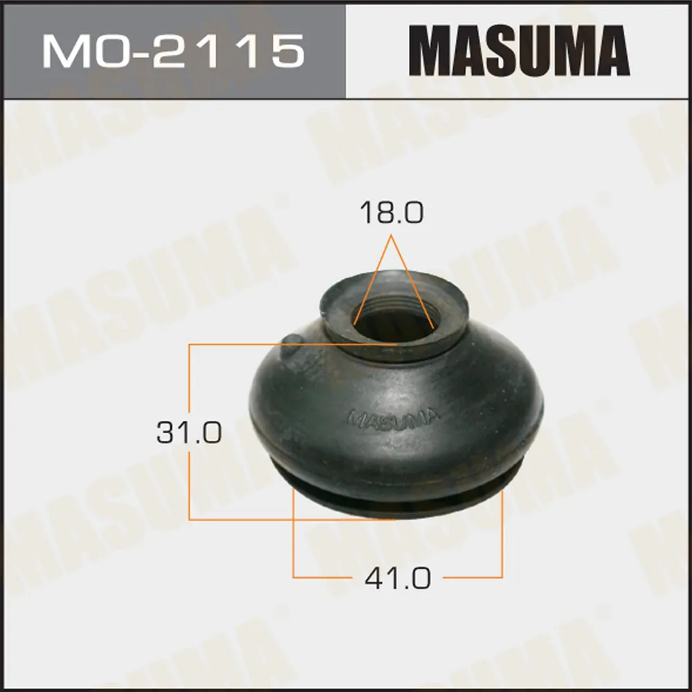 Пыльник шарового шарнира 18х41х31 18х41х31 MASUMA MO-2115