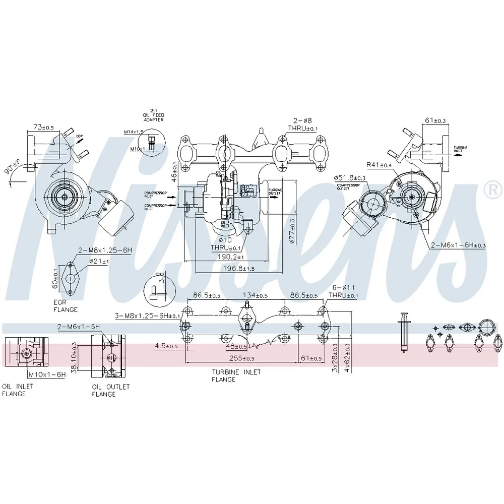 Турбонагнетатель VW PASSAT(B6) 05- 1.9 TDi 93172