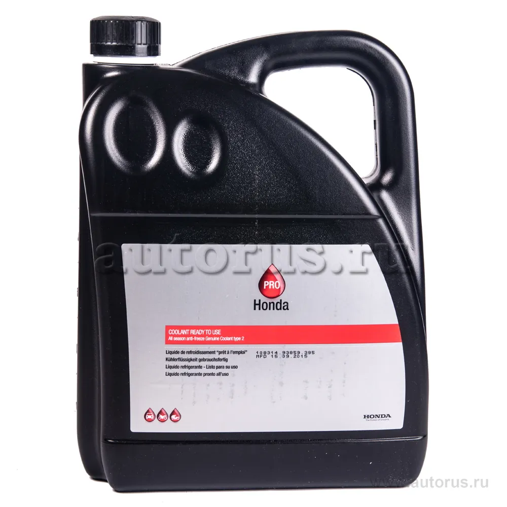 Антифриз HONDA Coolant Ready to use готовый -36C синий 5 л 08CLA-G02-6L1