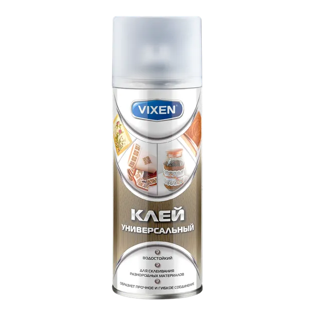 Клей универсальный аэрозоль 520 мл VIXEN VX90015 VIXEN VX90015