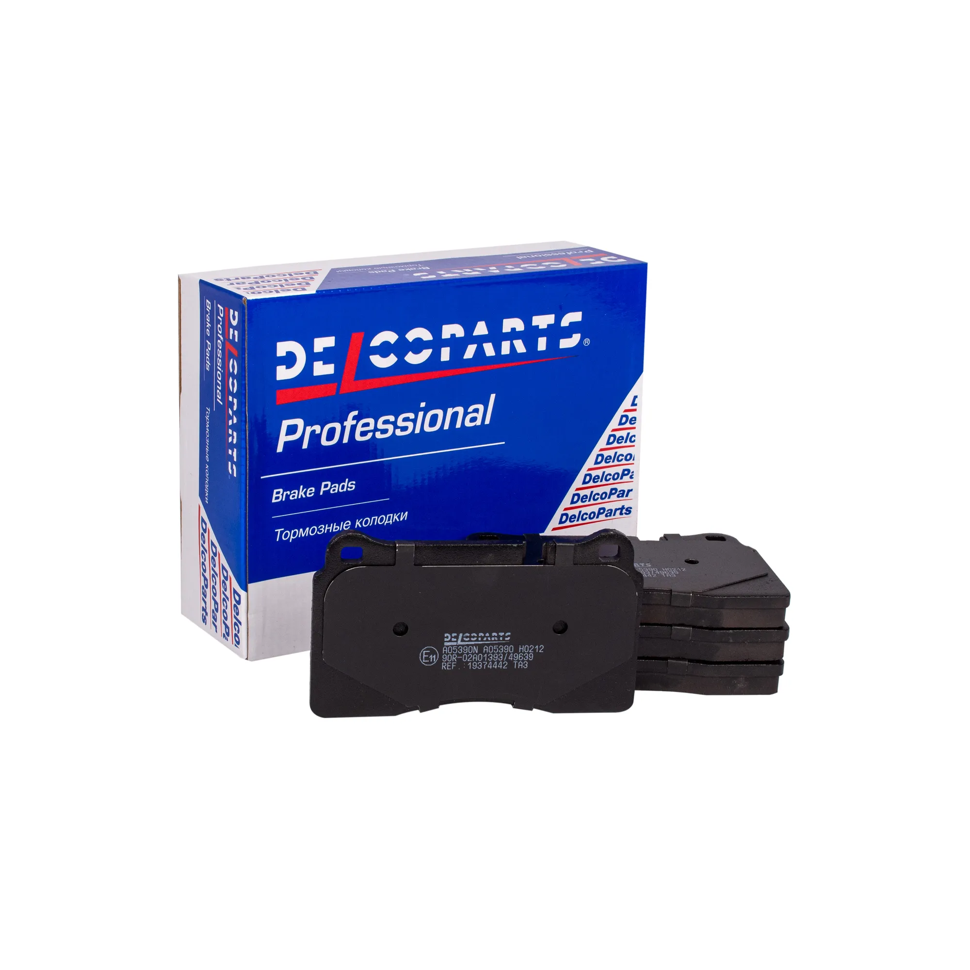 Колодки тормозные передние VW TOUAREG DelcoParts 19374442