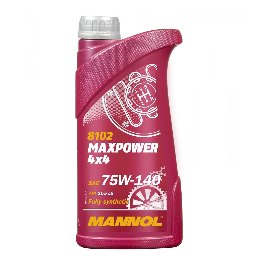 Масло трансмиссионное MANNOL MAXPOWER GL-5 75W140 синтетическое 1 л 1236