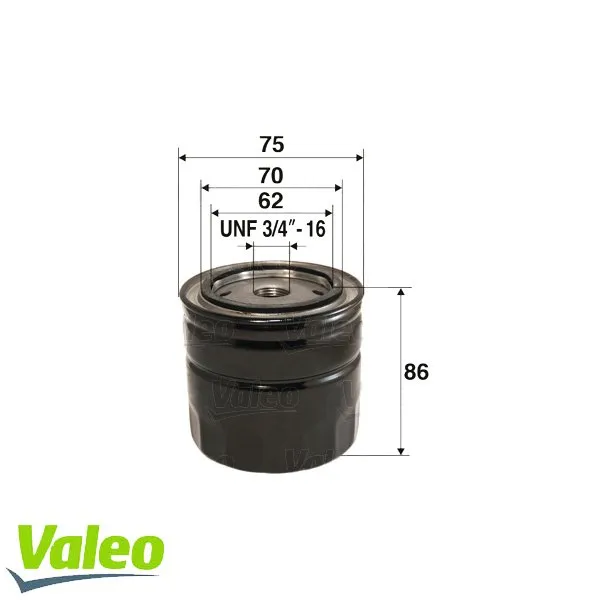 Фильтр масляный VALEO 586023