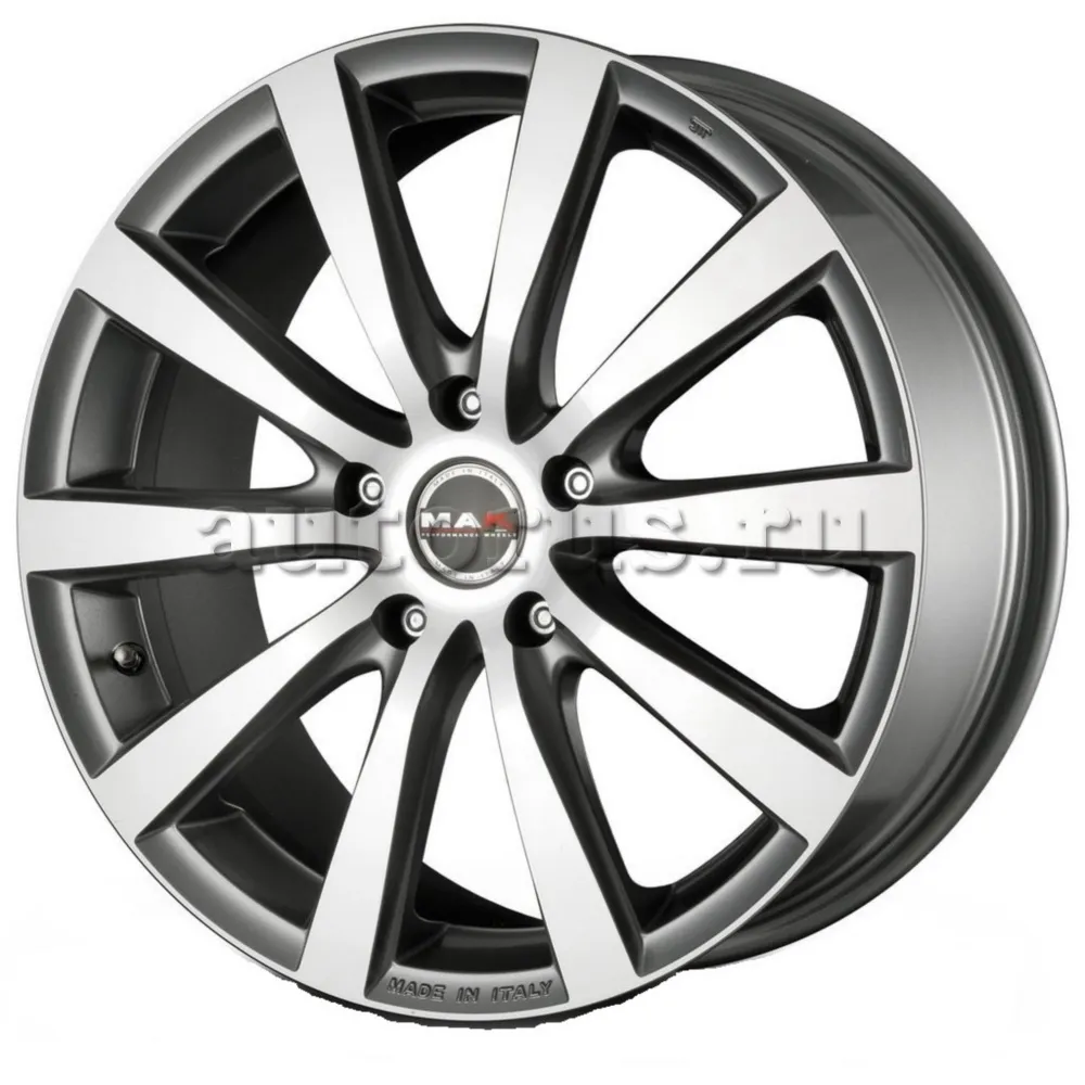 Диск литой R17 7J 5x114.3/76 ET40 MAK Iguan Ice Black F7070IGIB40FF
