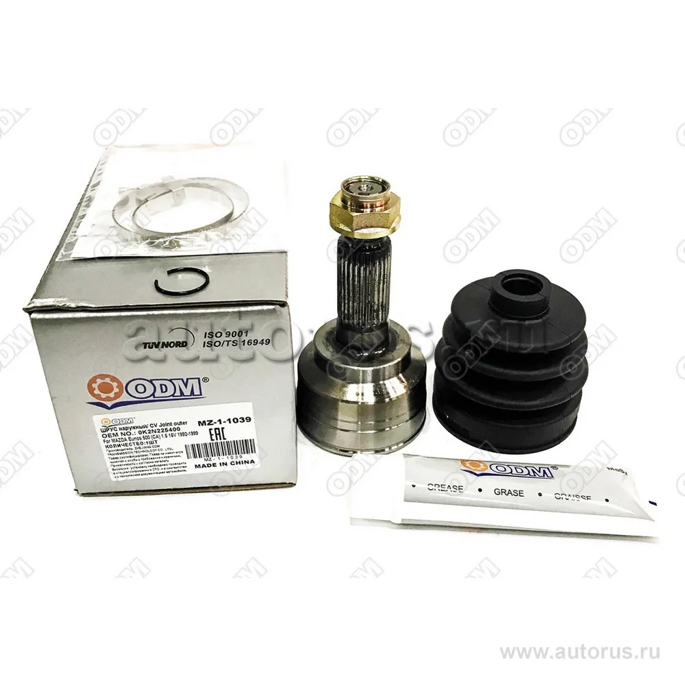 ШРУС наружный (к-кт) KIA SHUMA II (FB), SPECTRA II (FB) 1.6Бензин 2001-2004 ODM MZ11039