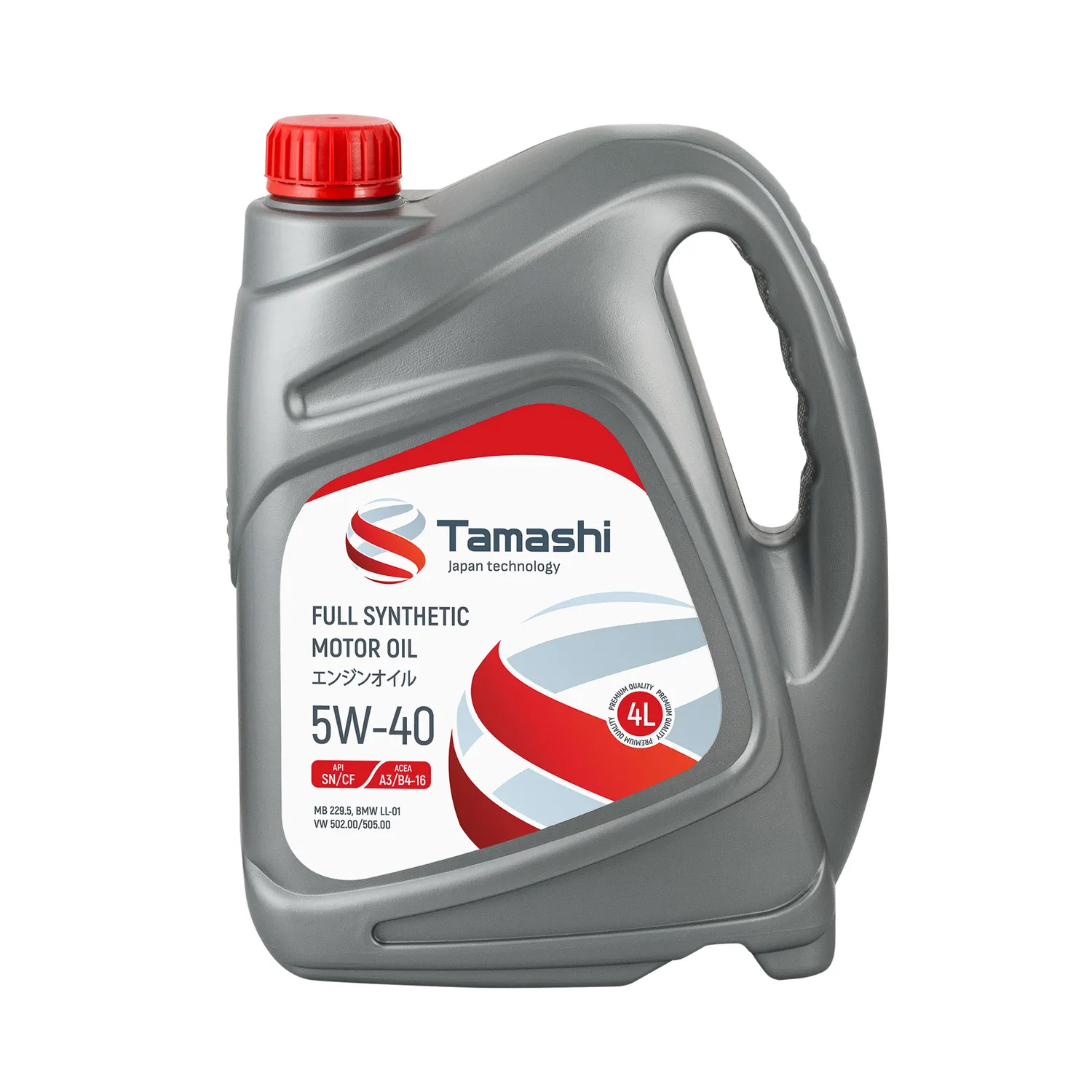 Масло моторное TAMASHI 5W-40 синтетическое 4 л 5W40T054