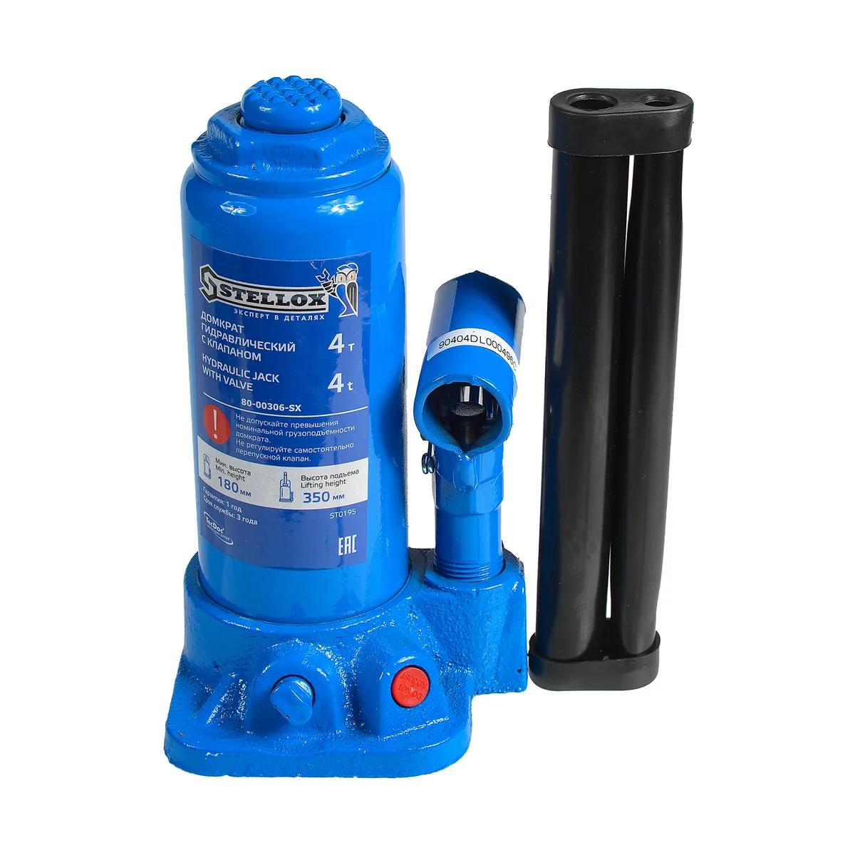 Домкрат гидравлический бутылочный 4т., 180-350мм UNIVERSAL STELLOX 80-00306-SX