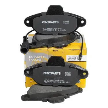 Колодки дисковые передние Fiat Punto/Siecento, Lancia Y 1.1/1.2 93> ZENTPARTS Z07452