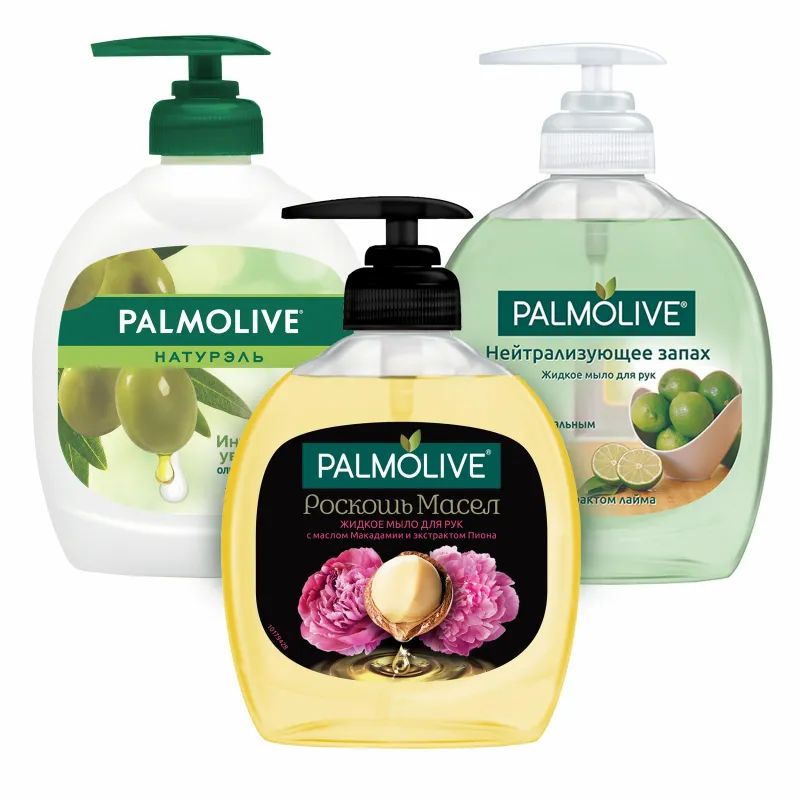 Мыло жидкое Palmolive олива нейтрализующее Роскошь масел 300мл 3шт/уп 1485539
