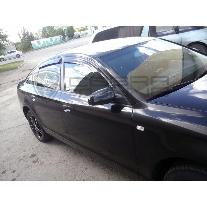 Дефлектора окон Audi A6 Sd (4FC6) 2005-2011 деф.окон Cobra tuning A10105