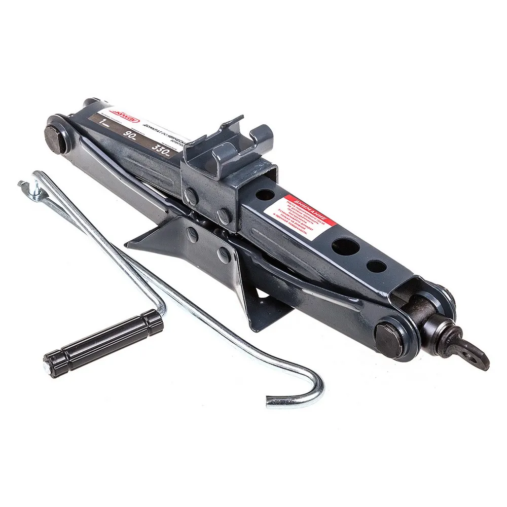 Домкрат механический ромбический 1т h 90-330 мм SKYWAY в сумке SKYWAY S01801003