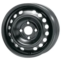 Диск штампованный R15 6J 4x100/56.6 ET49 TREBL 64A49A Black 9112665