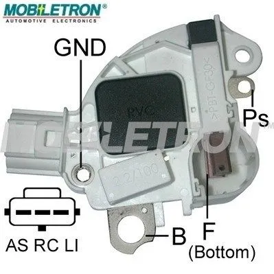 Реле-регулятор генератора M-MARELLI 14.0V 85562541 IX131 230790 FORD FOCUS 1.4, 1.6 98- MOBILETRON VRF156