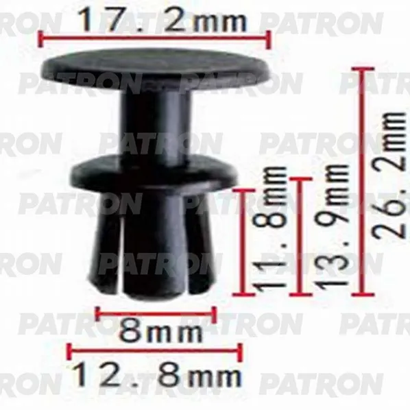 Клипса пластмассовая VAG применяемость: заклепка распорная PATRON P37-1407