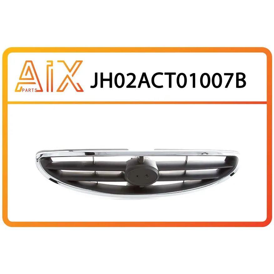 Решетка радиатора черная + хром. (тагаз) AIX JH02-ACT01-007B