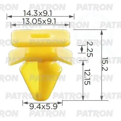 Фиксатор Фиксатор упора капота Honda PATRON P37-3910